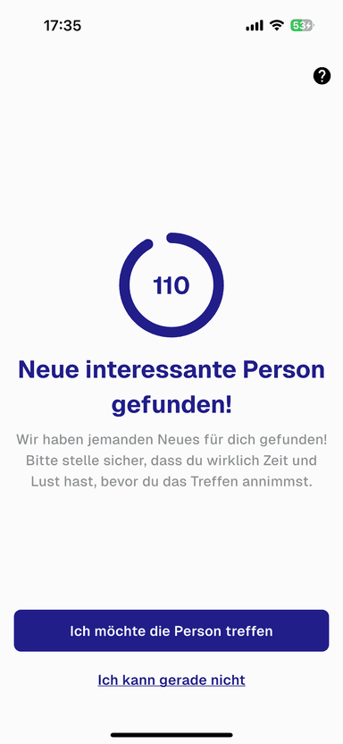 Neues Match